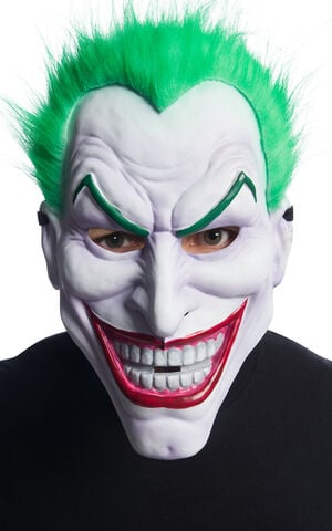 Masque - Joker - Masque Adulte Joker En Pvc   Cheveux